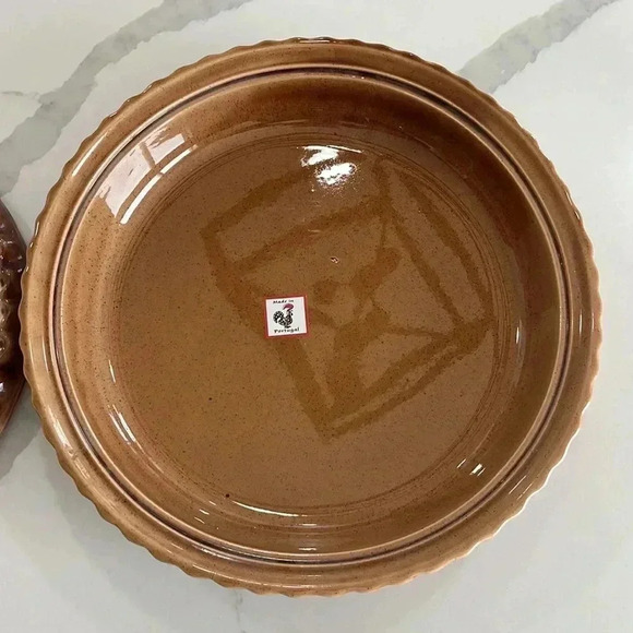 CERIART Apple Pie Ceramic Pie Plate with Lid – Hand-Painted Portugal‎ - Picture 5 of 15